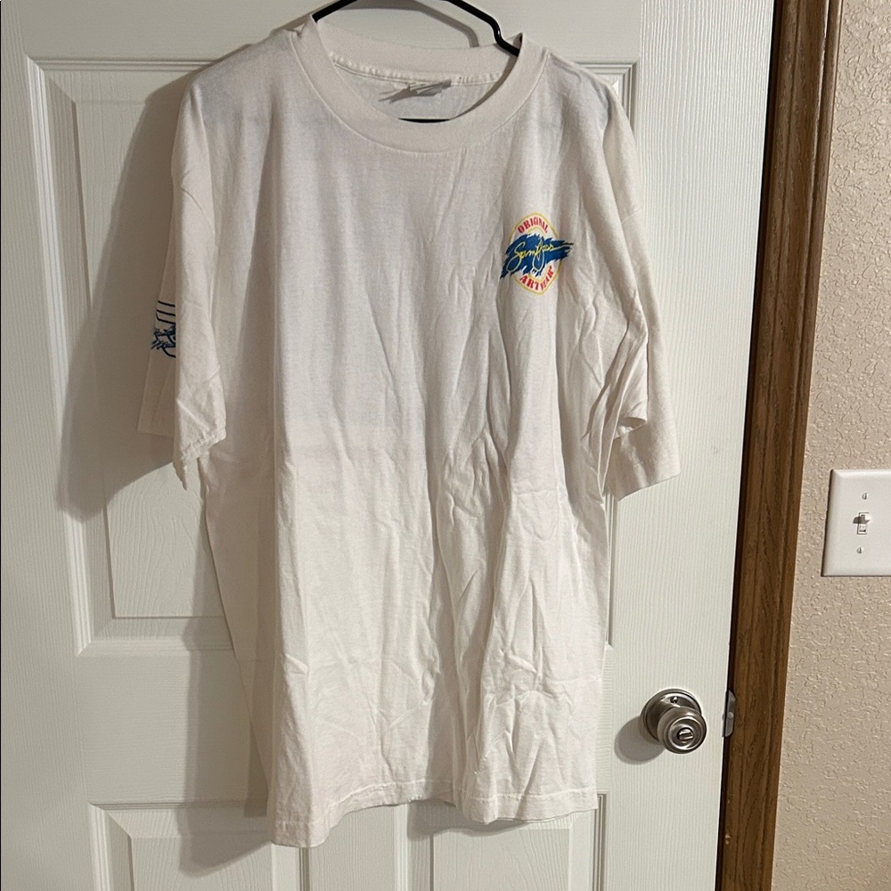 Sam bass art wear nascar tee size men’s large